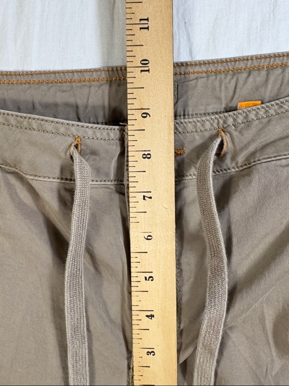 Gorpcore Orvis Everyday Stretch Chino Pants Khaki Tan/Taupe Straight Leg Size 10 - Picture 7 of 12